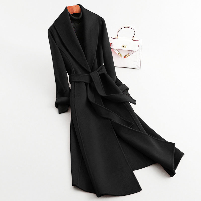 ZOLVIRE Mocca Cashmere Cammello Coat - Made to Order